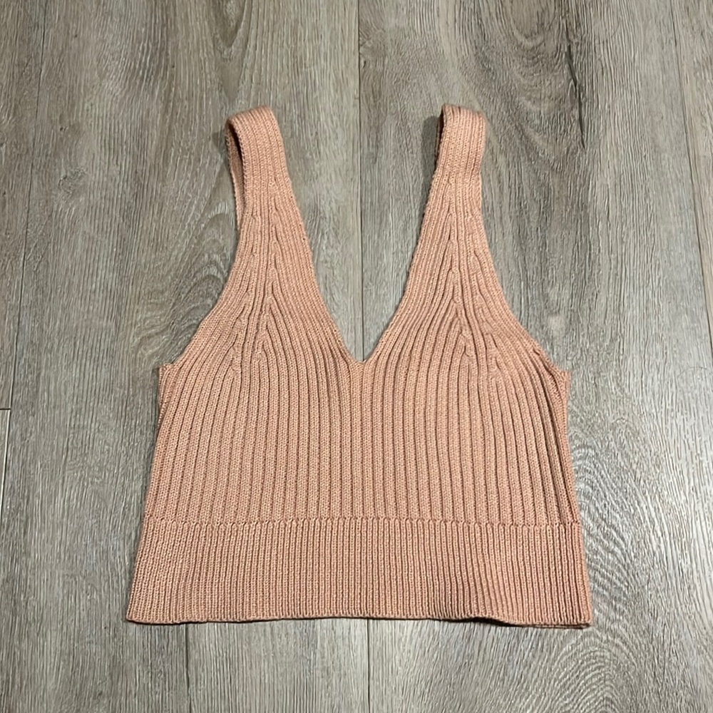 Sand Sweater Tank Top Size S - NEW